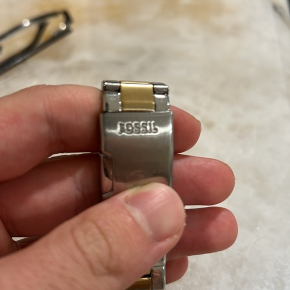Fossil  Riley Quartz Stainless - Picture 4 of 4